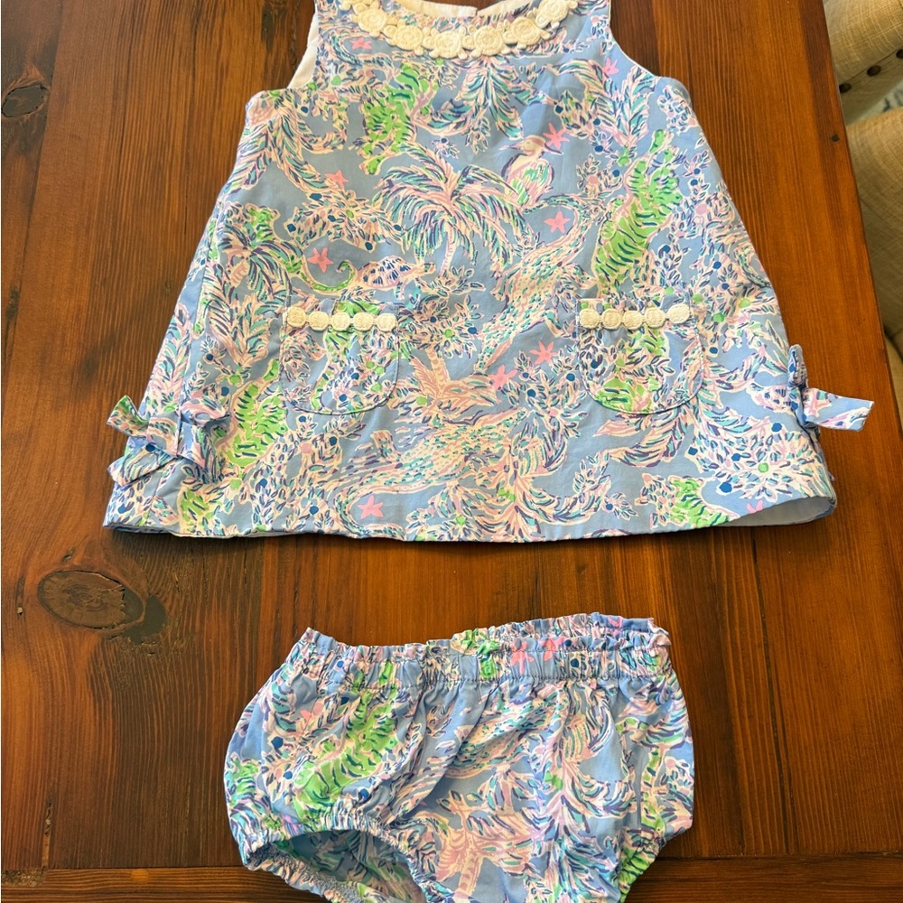 Lilly Pulitzer Baby Dress Set